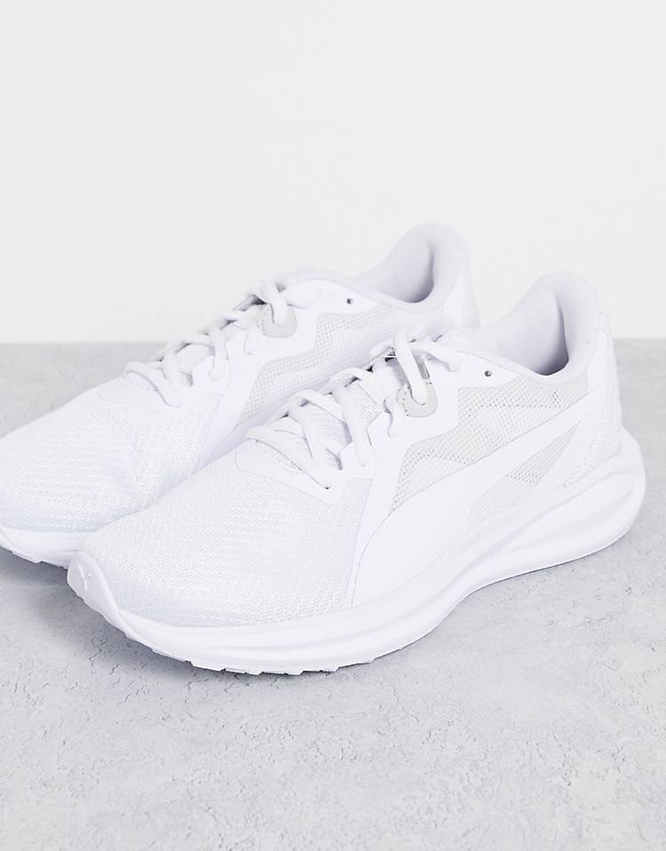 Puma Twitch Runner sneakers in triple white